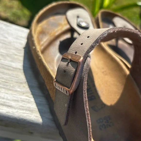 Birkenstock Womens Gizeh Sandel - Brown, Womens Size 38(7.5-8) - Picture 5 of 12